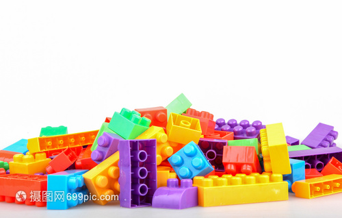 儿童益智早教玩具积木塑料拼插拼装玩具 梅花积木智力玩具